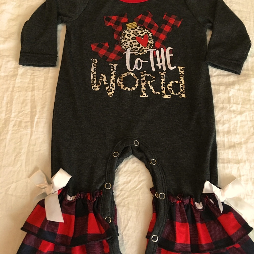 Baby girl Christmas onsie